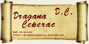 Dragana Čeperac vizit kartica